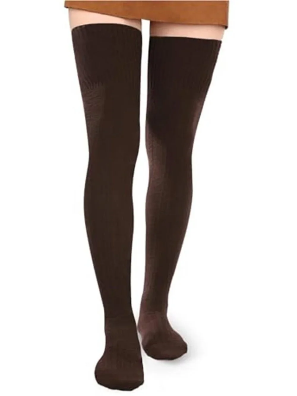 Women's Thigh High Socks Extra Long Cotton Knit Warm Thick Tall Over